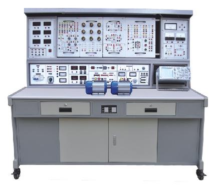 FCY-528C立式电工模电数电电气控制带直流电机实验台