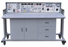 WBK-530C 电工、模电、数电、电气控制(带直流电机实验)设备五合一  综合实验室成套设备（带智能型功率表、功率因数表）